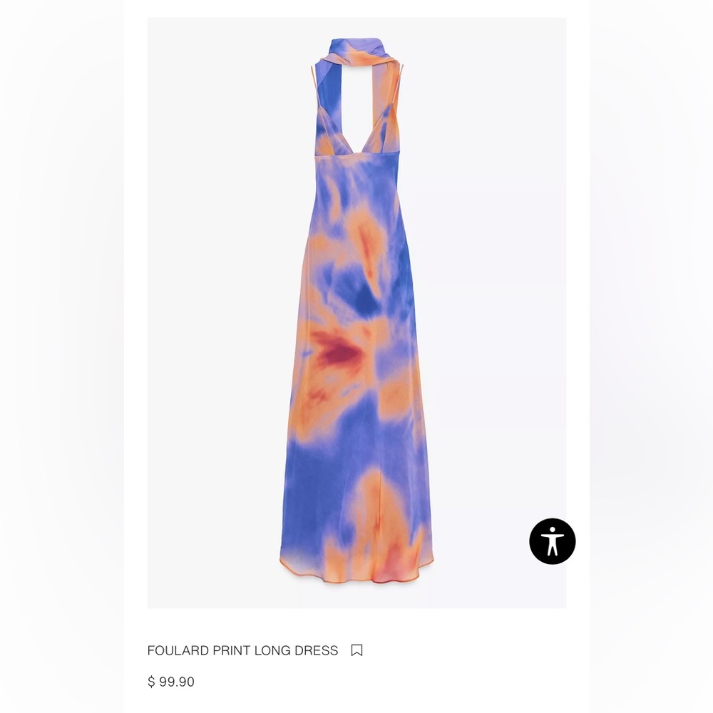 Vibrant Zara Maxi Dress